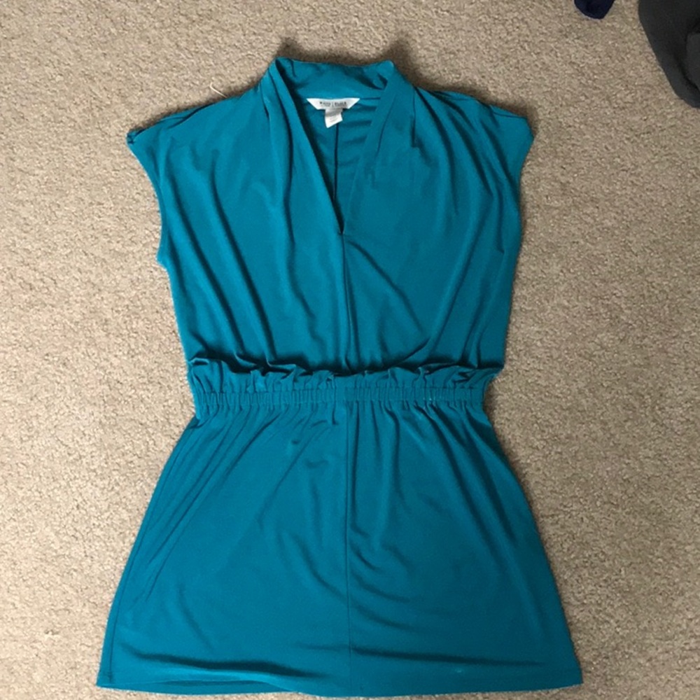 Teal Long Shirt/ Dress